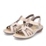 náhled Dámské sandály RIEKER 65918-63 béžová S2