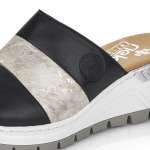 náhled Dámské nazouváky RIEKER RIE-10201039-S2 černá