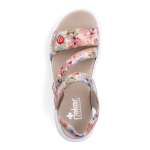 náhľad Dámske sandále RIEKER 68970-90 multicolor S2