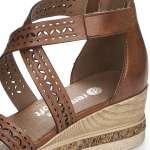 náhled Dámské sandály REMONTE RIE-10201075-S3 hnědá