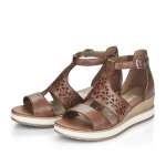 náhled Dámské sandály REMONTE D6450-24 hnědá S2