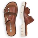 náhled Dámské nazouváky REMONTE D7953-24 hnědá S2