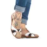náhled Dámské sandály RIEKER RIE-10201140-S2 béžová