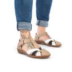 náhled Dámské sandály RIEKER RIE-10201140-S2 béžová