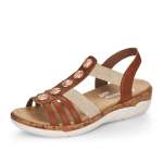 náhled Dámské sandály REMONTE RIE-10201167-S2 hnědá