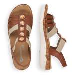 náhled Dámské sandály REMONTE RIE-10201167-S2 hnědá