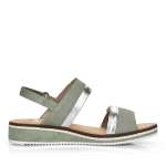 náhled Dámské sandály RIEKER RIE-10201184-S2 zelená