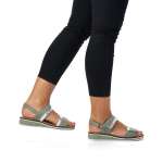 náhled Dámské sandály RIEKER RIE-10201184-S2 zelená