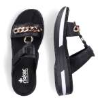 náhled Dámské nazouváky RIEKER RIE-10201193-S2 černá