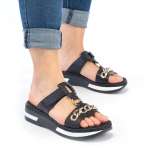 náhled Dámské nazouváky RIEKER RIE-10201193-S2 černá