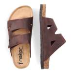 náhled Pánské nazouváky RIEKER 22150-25 hnědá S2