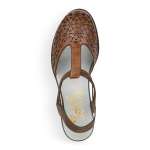 náhled Dámské sandály RIEKER 40969-24 hnědá S3