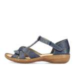 náhled Dámské sandály RIEKER 60828-14 modrá S2