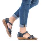 náhled Dámské sandály RIEKER 60828-14 modrá S2