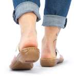 náhled Dámské nazouváky RIEKER RIE-10201273-S2 bílá