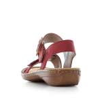náhled Dámské sandály RIEKER RIE-10201275-S2 červená