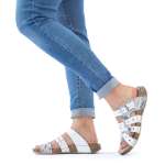 náhled Dámské nazouváky RIEKER RIE-10201278-S2 bílá