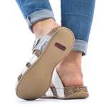 náhled Dámské nazouváky RIEKER RIE-10201278-S2 bílá