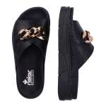 náhled Dámské nazouváky RIEKER 62154-00 černá S2