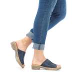 náhled Dámské nazouváky RIEKER RIE-10201284-S2 modrá