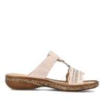 náhled Dámské nazouváky RIEKER RIE-10201294-S2 růžová