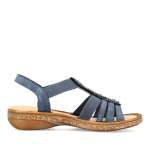 náhled Dámské sandály RIEKER RIE-10201295-S2 modrá