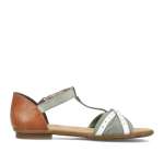 náhled Dámské sandály RIEKER RIE-10201308-S2 zelená