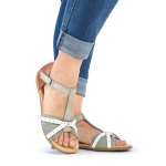 náhled Dámské sandály RIEKER RIE-10201308-S2 zelená