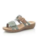 náhled Dámské nazouváky RIEKER 658N4-52 zelená S3