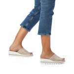 náhled Dámské nazouváky RIEKER RIE-10201332-S2 béžová