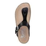 náhled Dámské žabky RIEKER 68285-01 černá S2