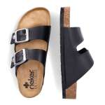 náhled Dámské nazouváky RIEKER 69384-00 černá S2