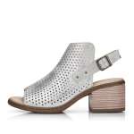 náhled Dámské sandály RIEKER RIE-10201402-S2 stříbrná