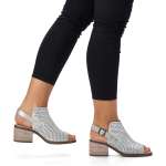 náhled Dámské sandály RIEKER RIE-10201402-S2 stříbrná