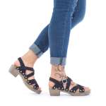 náhled Dámské sandály RIEKER RIE-10201448-S2 černá