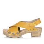 náhľad Dámske sandále RIEKER V6888-68 žltá S2