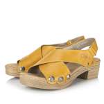 náhľad Dámske sandále RIEKER V6888-68 žltá S2
