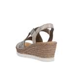 náhled Dámské sandály RIEKER 61916-91 šedá S3