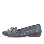 náhled Dámské mokasíny RIEKER RIE-10202249-S3 modrá