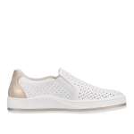 náhled Dámské mokasíny RIEKER M5950-80 bílá S3