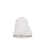 náhled Dámské mokasíny RIEKER M5950-80 bílá S3