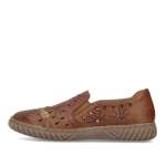 náhled Dámské mokasíny RIEKER N0967-22 hnědá S4