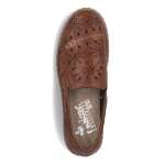 náhled Dámské mokasíny RIEKER N0967-22 hnědá S4