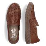 náhled Dámské mokasíny RIEKER N0967-22 hnědá S4