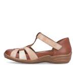 náhled Dámské sandály REMONTE R7601-24 hnědá S3