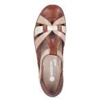 náhled Dámské sandály REMONTE R7601-24 hnědá S3