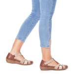 náhled Dámské sandály REMONTE R7601-24 hnědá S3