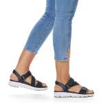 náhled Dámské sandály RIEKER REVOLUTION V8406-00 černá S3