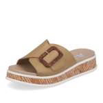 náhľad Dámské nazouváky RIEKER REVOLUTION W0803-60 béžová S3