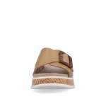 náhľad Dámské nazouváky RIEKER REVOLUTION W0803-60 béžová S3